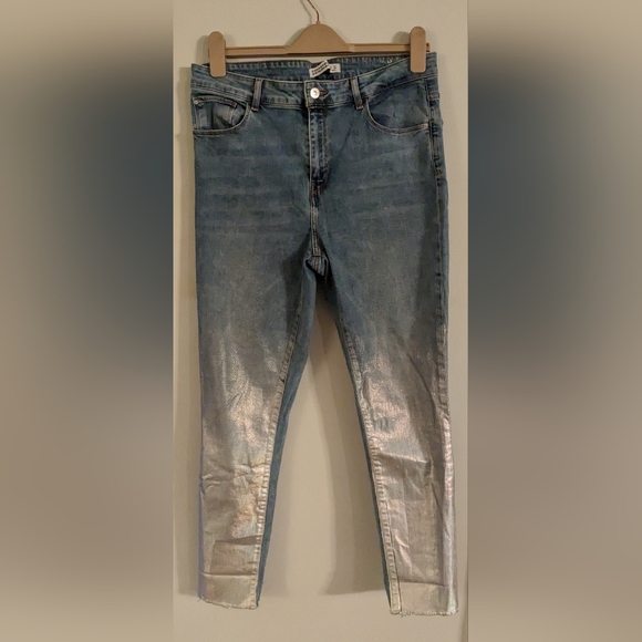 Zara jeans metalic - Picture 8 of 9
